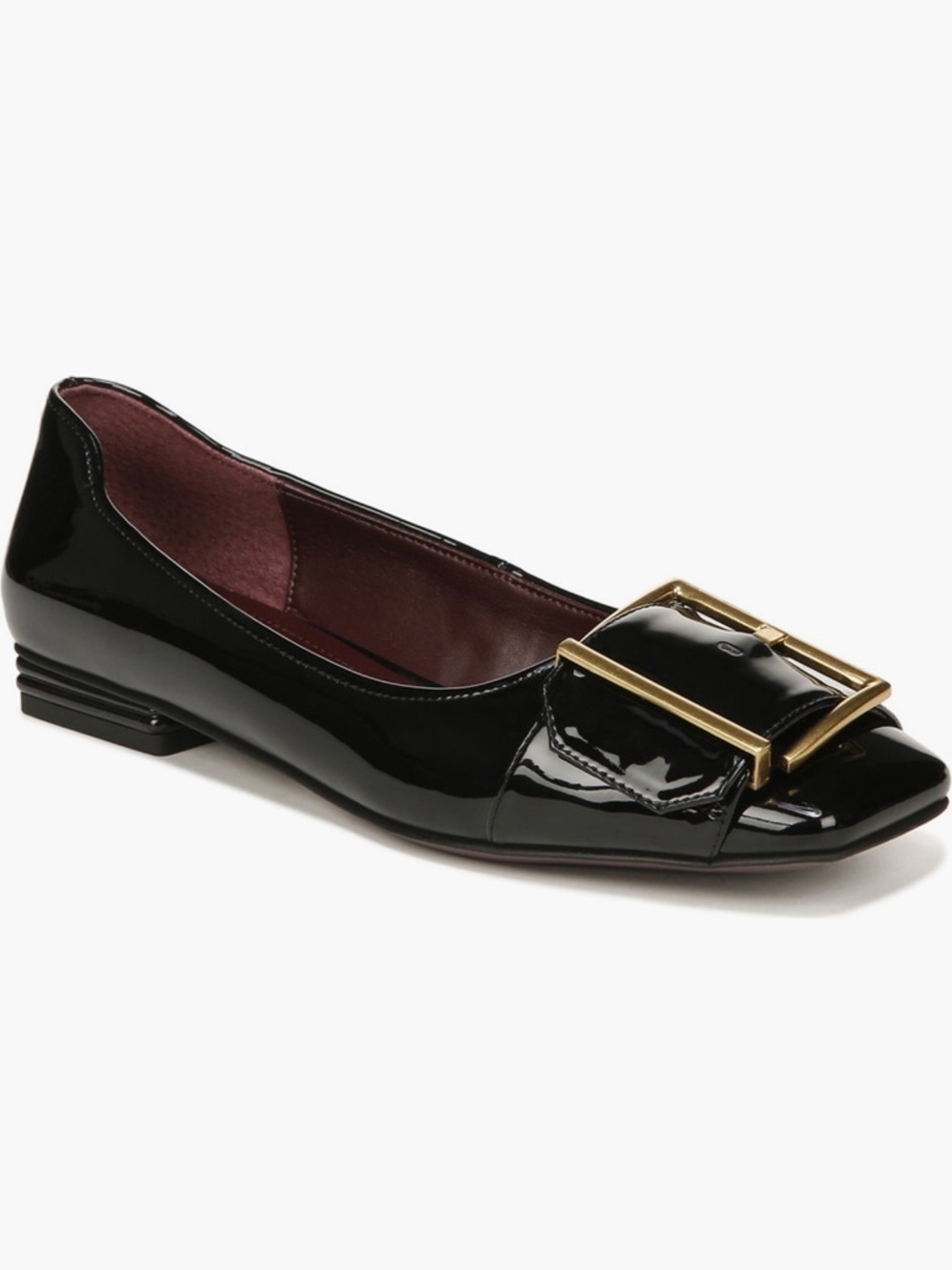 Franco Sarto black Tahlia Buckle Square Toe
Flat NWT